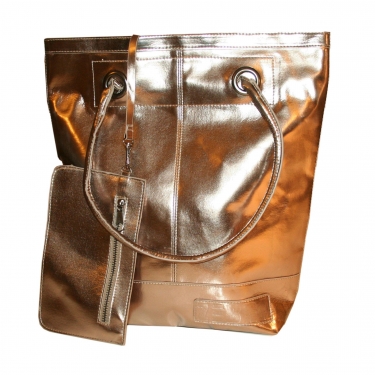 Zebra Trends Natural Bag dames metallic bruin